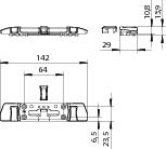 WINKHAUS Kippschließblech SBK.K.SP.152, Stahl, WINKHAUS Kippschließblech SBK.K.SP.152, Stahl,