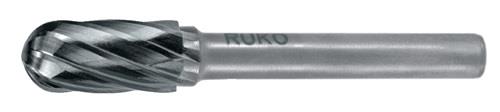 RUKO Frässtift WRC D.6mm Kopf-L.18mm Schaft-D.6mm HM Verz.Alu RUKO