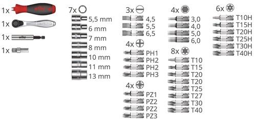 Schraubendreher 3251 Gr.T 20 Klingen-L.100mm VDE isol.slim Fix WIHA