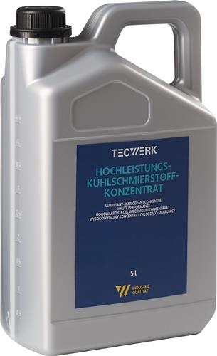 TECWERK Hochleistungskühlschmierstoff wassermischbar 5l Kanister TECWERK