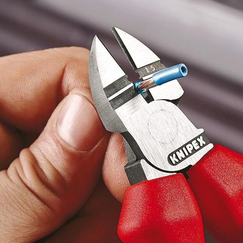 KNIPEX Abisolierseitenschneider L.160mm 1,5/2,5mm² pol.Mehrkomp.-Hüllen KNIPEX KNIPEX Abisolierseitenschneider L.160mm 1,5/2,5mm² pol.Mehrkomp.-Hüllen KNIPEX
