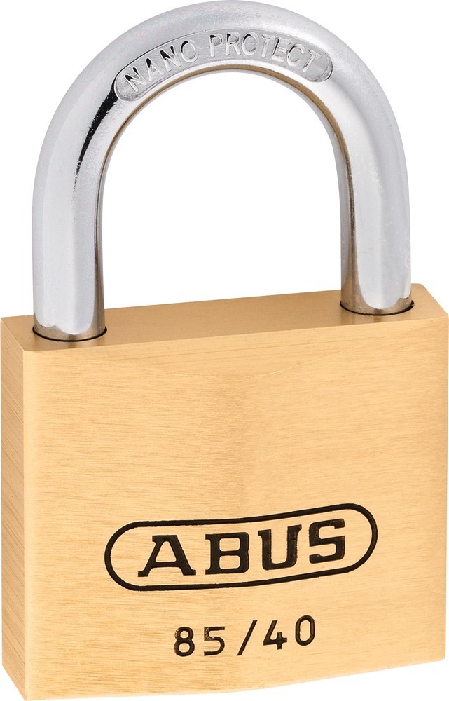 ABUS Zylindervorhangschloss 85, Messing massiv, 02477