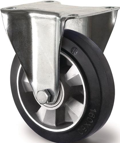 Schwerlastbockrolle Elastikgummi TECWERK