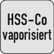 PROMAT Maschinengewindebohrer DIN 5156C VA G 1/4 Zollx19 HSS-Co vapor.ISO 228 PROMAT