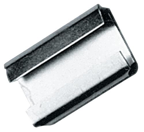 BANHOLZER Verschlusshülse B16xL27mm f.16mm Verpackungsstahlband verz.