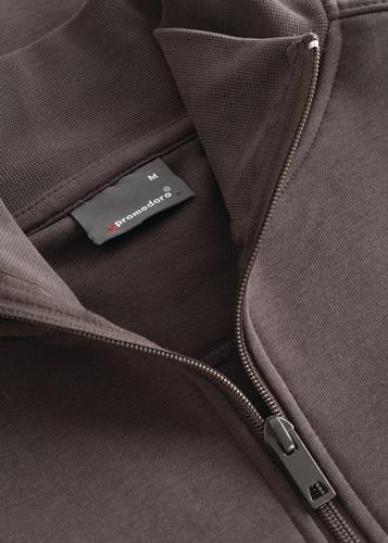 PROMODORO Sweatshirt Troyer Side Pocket Gr.XXL charcoal PROMODORO PROMODORO Sweatshirt Troyer Side Pocket Gr.XXL charcoal PROMODORO