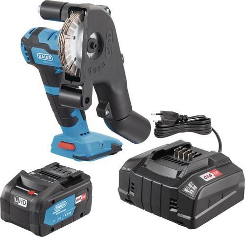 BAIER Akku-Mauernutfräse ABDN 20-PV Set 18V 8Ah Fräs-T.22mm Fräs-B.15mm