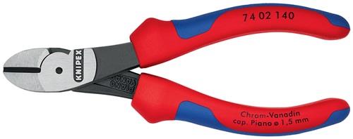 KNIPEX Kraftseitenschneider L.140mm pol.Form 0 Mehrkomp.-Hüllen KNIPEX