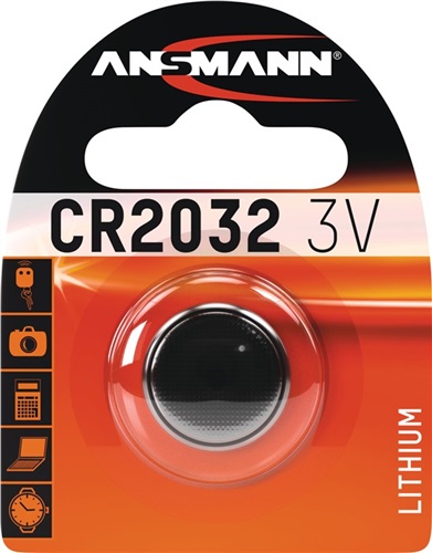 ANSMANN Knopfzelle 3 V 230 mAh CR2032 20x3,2mm 1 St./Bl.ANSMANN