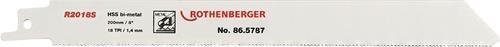 ROTHENBERGER Säbelsägeblatt R2018S L.200mm B.20mm 1,4mm 5 St./Karte ROTHENBERGER