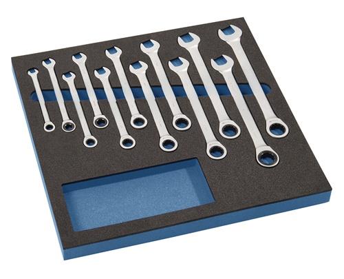 TECWERK Werkzeugmodul 12-tlg.2/3-Modul Schlüsswelweiten 8-19mm TECWERK