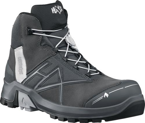 HAIX Sicherheitsstiefel Connexis® GTX mid Gr.8(42) grau/silber S3 HRO HI CI WR SRC