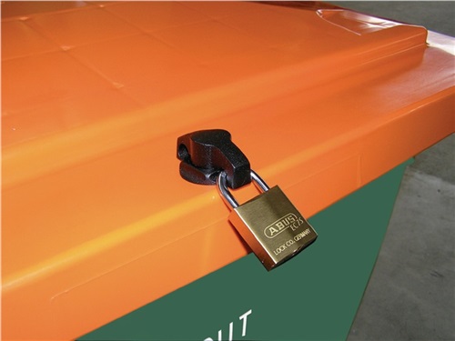 CRAEMER Streugutbehälter L790xB605xH775mm 210l HD-PE grün/orange