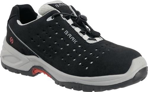 BAAK Sicherheitsschuh Henk Gr.46 N schwarz/grau Mikrofaser S1P SRC ESD EN20345 Baak