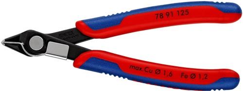 KNIPEX Elektronik-Seitenschneider Super-Knips® L.125mm Form 8 Facette ja,sehr kl.brün.