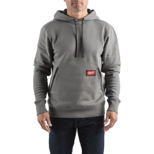 MILWAUKEE leichter Arbeits-Kapuzen-Pullover grau WHMWGR-L