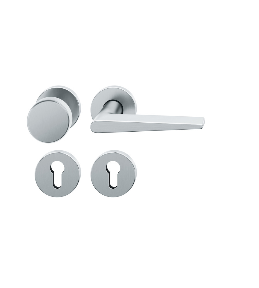 FSB Wechselgarnitur mit Rosetten 12 1005, ASL, rund, VK 8 mm, Edelstahl