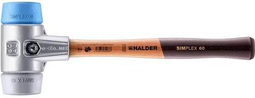 HALDER Schonhammer SIMPLEX L.405mm Kopf-D.60mm weich/mittelhart HO