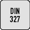 PROMAT Bohrnutenfräser DIN 327 TypN D.16mm HSS-Co8 TiCN Weldon Z.3 kurz PROMAT