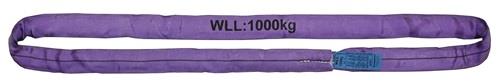 PROMAT Rundschlinge DIN EN 1492-2 Umfang 3m violett Tragf.einf.1000kg PROMAT