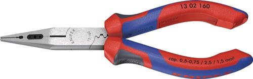 KNIPEX Verdrahtungszange L.160mm 0,5-0,75/1,5/2,5mm² pol.Comfort-Griff KNIPEX