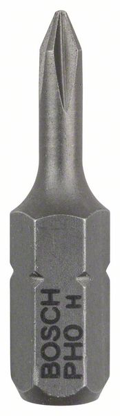 BOSCH Schrauberbit Extra-Hart PH 0, 25 mm, 3er-Pack