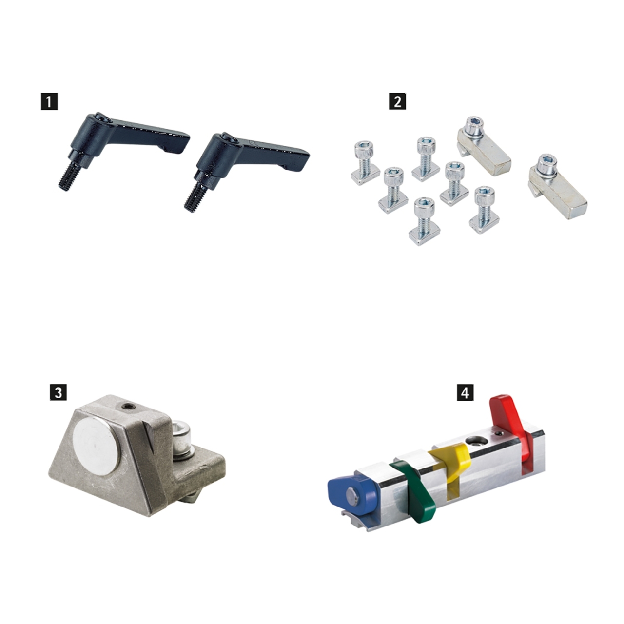 HETTICH 2 Schnellspannhebel für Linealverstellung, 72152