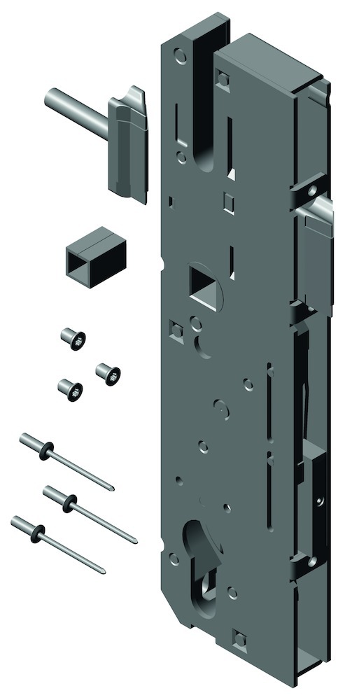 KFV Hauptschloss-Set RHS RB1000SL, 10/92 mm, Stahl