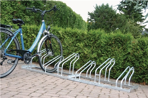 WSM Fahrradbügelparker 1-s.90Grad verz.Anz.Radstände 3 z.Schr.zerlegt