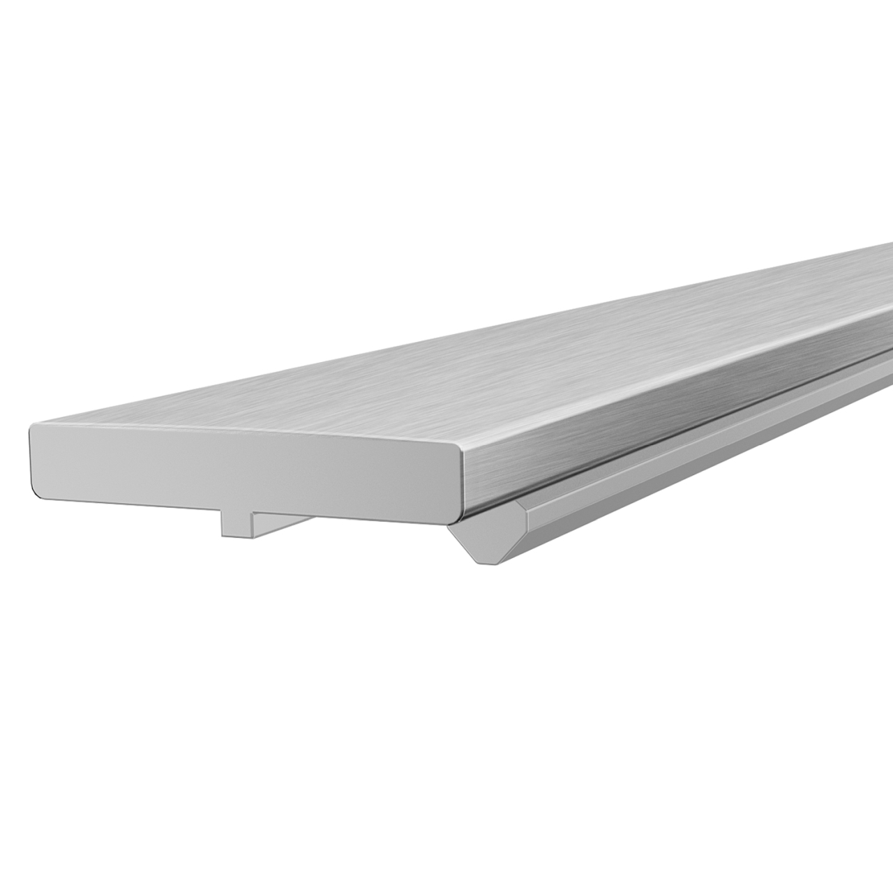 HETTICH AvanTech YOU DesignProfil in Akzentfarbe, Edelstahl Optik, 650 mm, 9255776