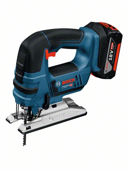 BOSCH Akku-Stichsäge GST 18 V-LI B, mit 2 x 4.0 Ah Li-Ion Akku, L-BOXX