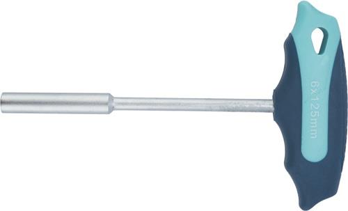 TECWERK Sechskantsteckschlüssel SW 8mm Klingen-L.125mm Ausf.2K-Griff m.Quergr.TECWERK