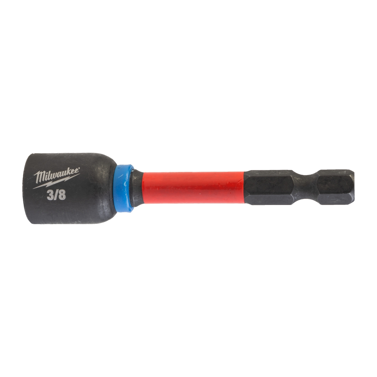 MILWAUKEE 3/8˝ x 65 mm, magnetisch SHOCKWAVE Steckschlüssel 1/4"
