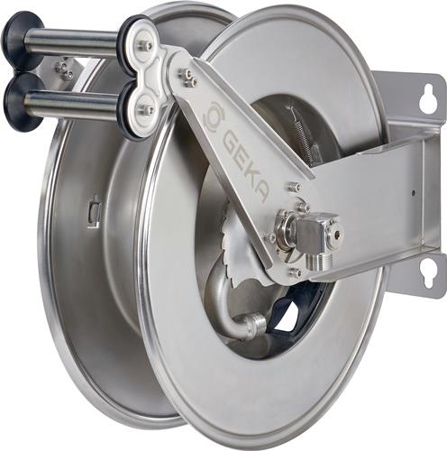 GEKA Schlauchaufroller EA15 Anschl.-Gew.26,44mm G 3/4 AG Zoll VA GEKA