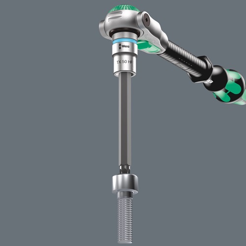 WERA Steckschlüsseleinsatz 8767 C HF TORX® 1/2 Zoll T30 L.140mm WERA