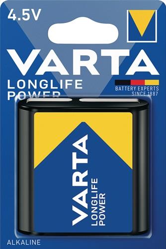 VARTA Batterie Longlife Power 4,5 V 6100 mAh 3LR12 4912 1 St./Bl.