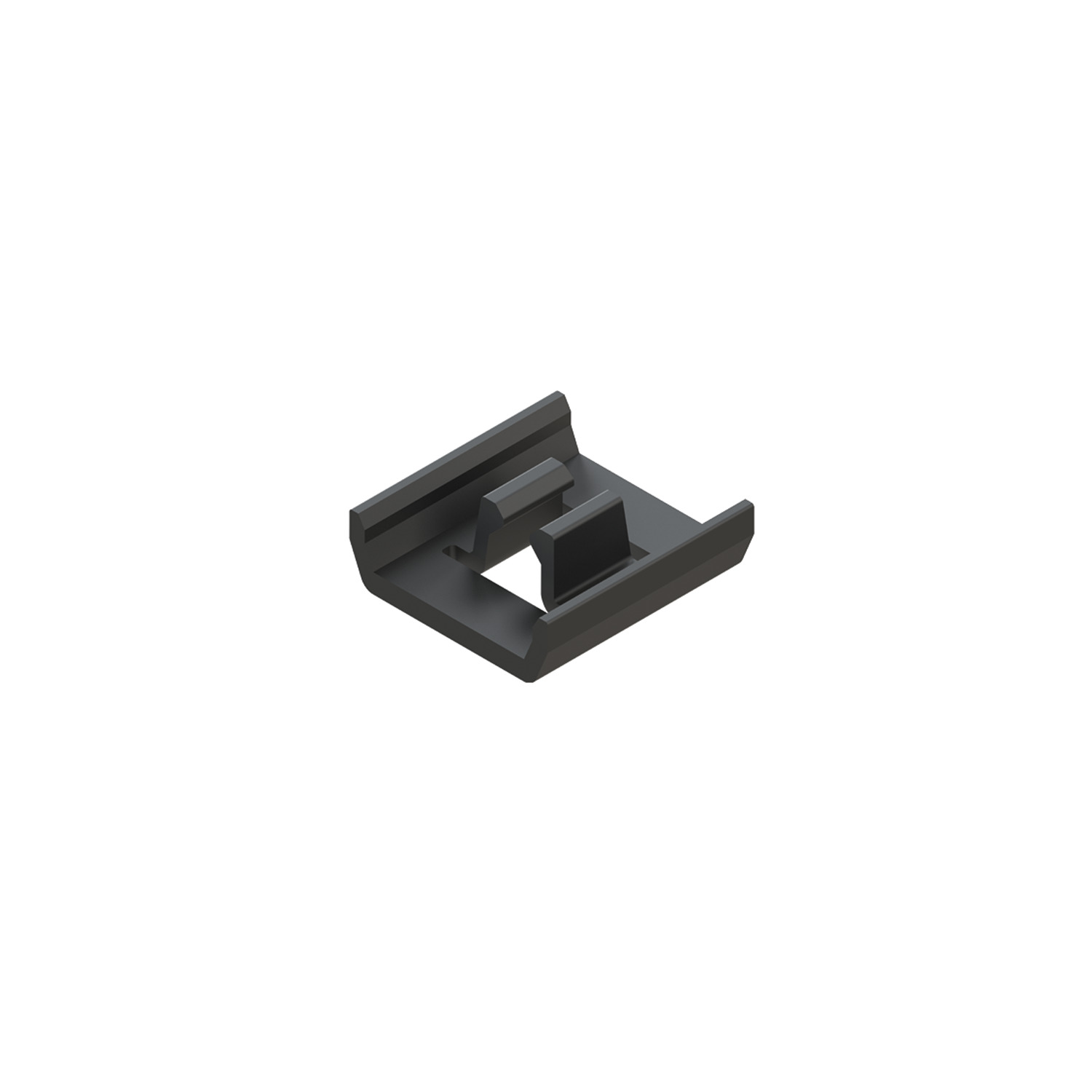 HETTICH Cadro Clip für Abdeckprofile AvanTech YOU / Actro YOU / Actro 5D schwarz, 9304915