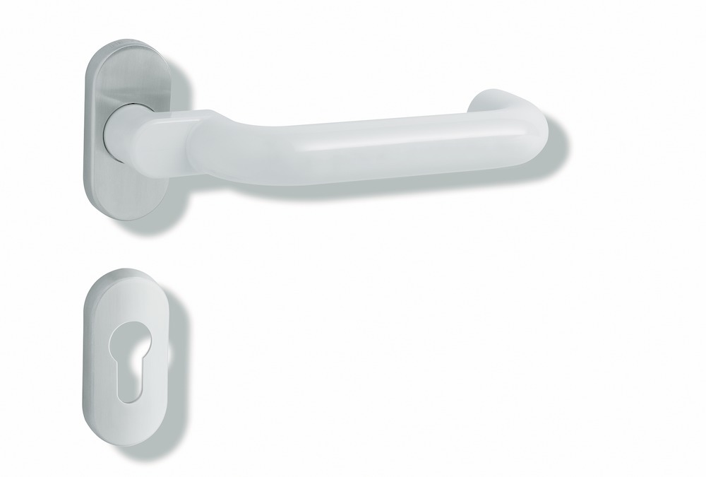 HEWI Drückergarnitur mit Rosetten 111R01.440, VK 8 mm, Polyamid, 111R01.440 97