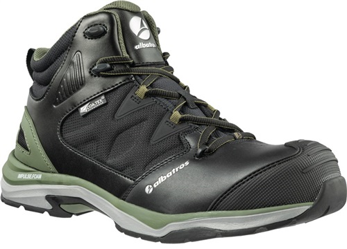 Sicherheitsstiefel ULTRATRAIL OLIVE CTX MID schwarz/oliv Leder
