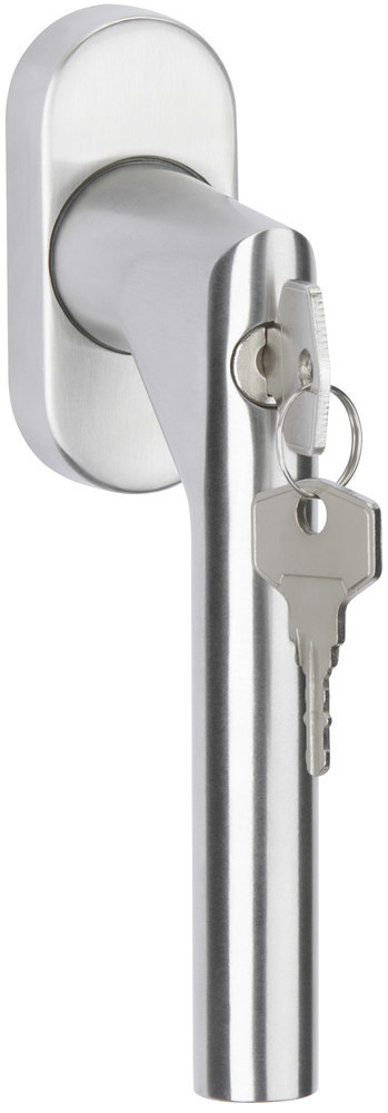 HERMAT Fenstergriff abschließbar BASIC 02 1802/DKI, Edelstahl