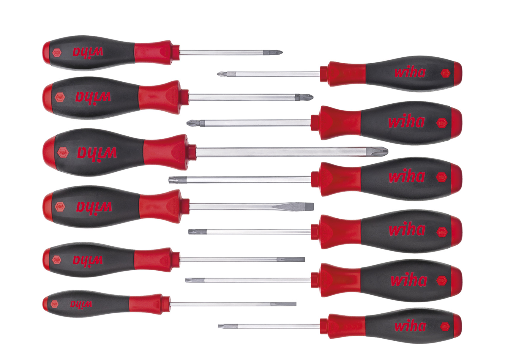 Wiha Schraubendreher Set SoftFinish® gemischt 12-tlg. (41002)