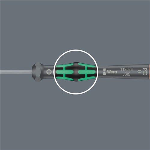 WERA Elektronik-Feinmechanik-Schraubendreher 2054 6-KT.3mm Klingen-L.60mm WERA