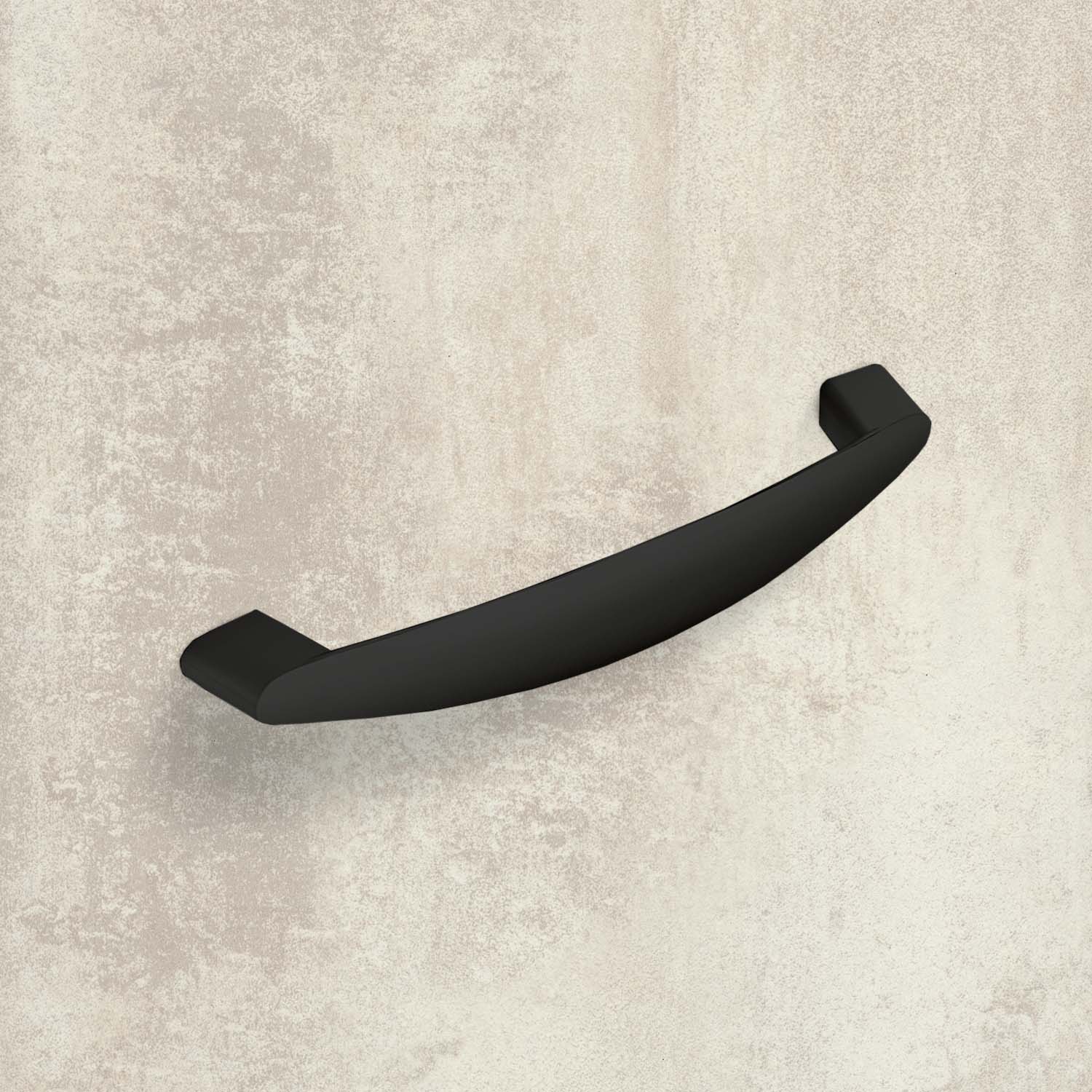 HETTICH Griff Dinia, Bohrabstand 96 mm, L 118 mm, B 16 mm, H 28 mm, Schwarz matt, 9345391