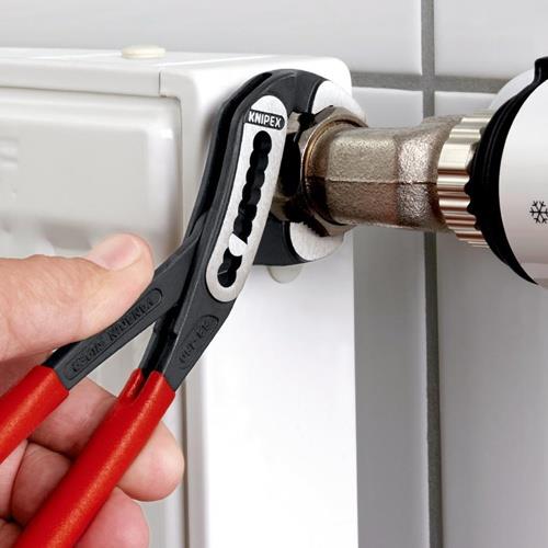 KNIPEX Wasserpumpenzange Alligator® L.180mm Spann-W.36mm pol.Ku.-Überzug KNIPEX KNIPEX Wasserpumpenzange Alligator® L.180mm Spann-W.36mm pol.Ku.-Überzug KNIPEX