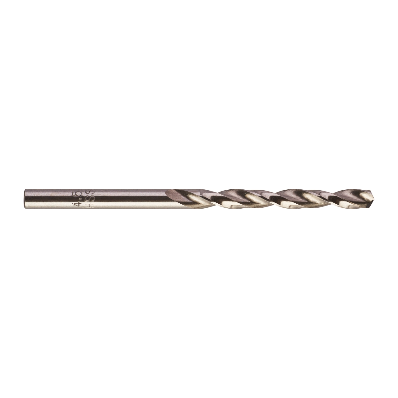MILWAUKEE 4,5 x 80 mm, HSS-G Metallbohrer HSS-G THUNDERWEB DIN 338 10er Pack