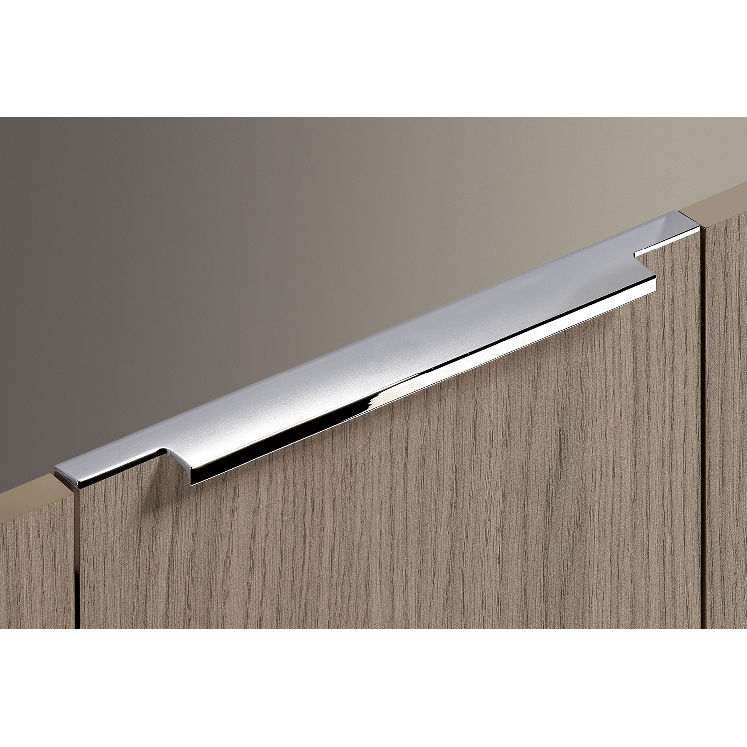 HETTICH Griffleiste Lamezia, L 595 mm, B 39 mm, Verchromt glanz, 9105807