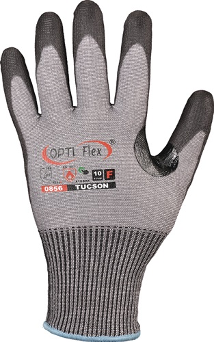 Schnittschutzhandschuhe TUCSON grau/schwarz EN388/EN420 PSA II OPTIFLEX