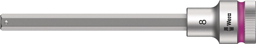 WERA Steckschlüsseleinsatz 8740 C HF 1/2 Zoll SW 8mm L.140mm WERA WERA Steckschlüsseleinsatz 8740 C HF 1/2 Zoll SW 8mm L.140mm WERA