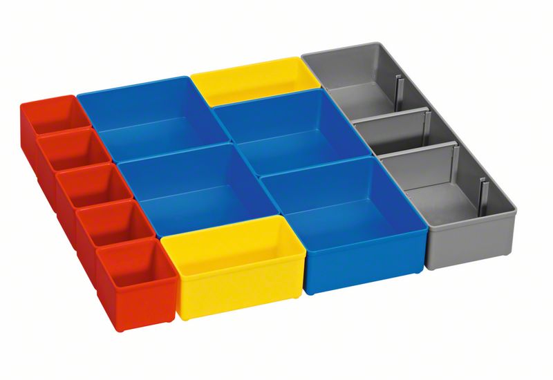 BOSCH i-BOXX 53 inset box Set 12 Stück für Boxen für Kleinteileaufbewahrung