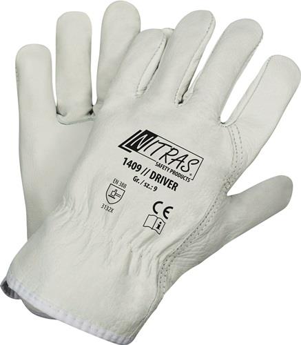 NITRAS Handschuhe Driver Gr.10 grau EN 388,EN 407 PSA II NITRAS